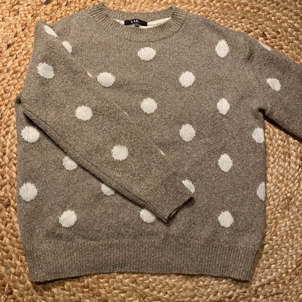 Polka dot sweater